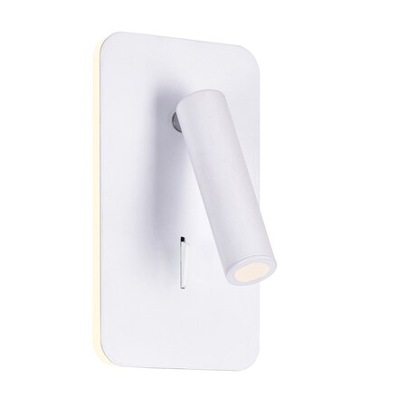 Cwi Lighting Private I LED Sconce With Matte White Finish 1243W6-103